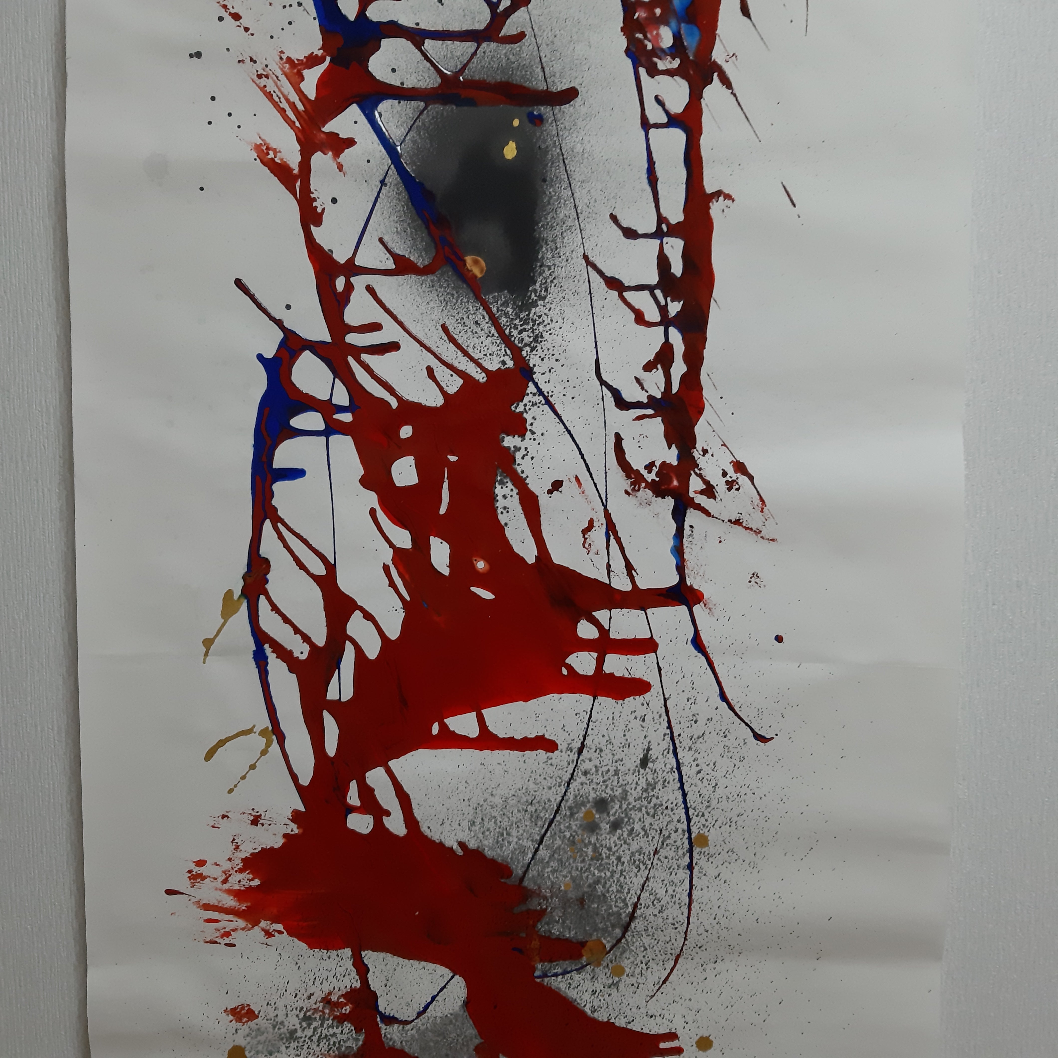 墨象原画 「創意交流(そういこうりゅう)」 (600×1,800 mm) ※展示場所:ミーティングスペースAP/AP大阪茶屋町 #002AP