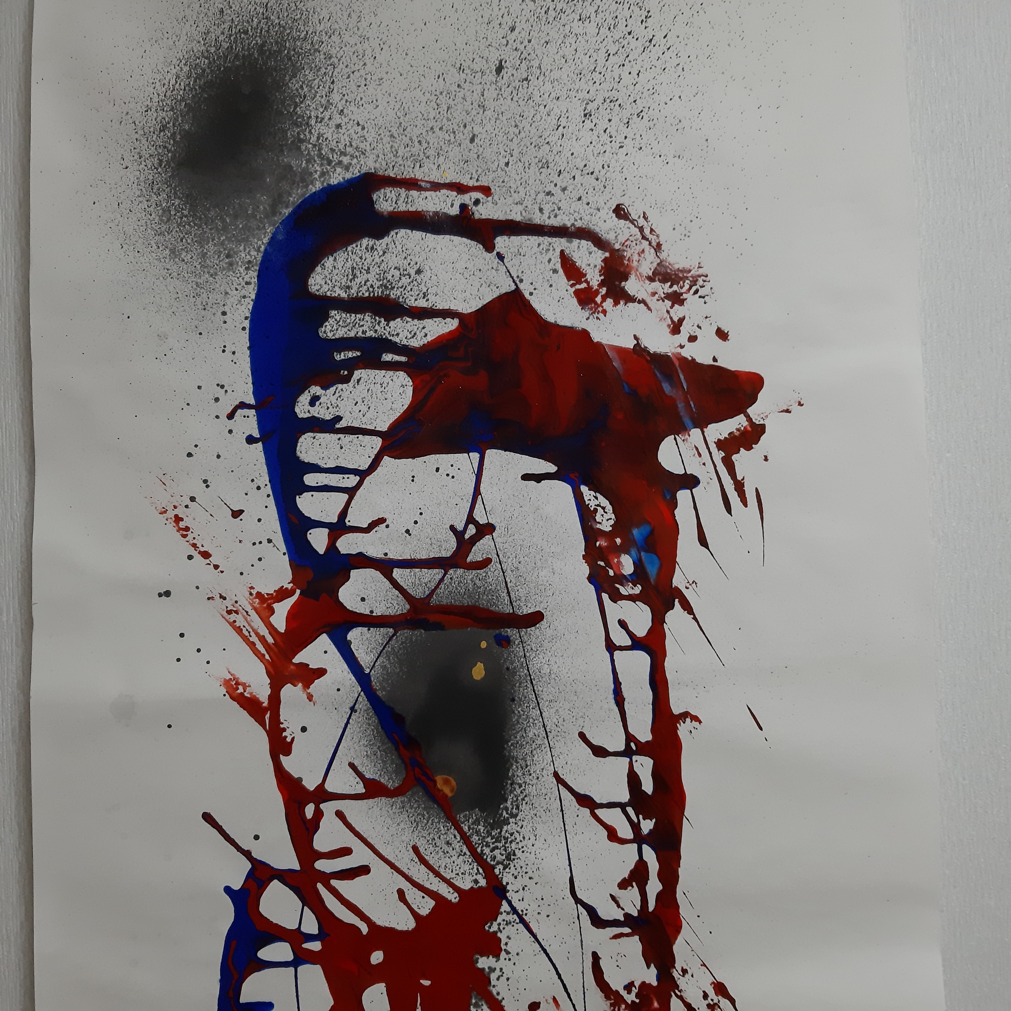 墨象原画 「創意交流(そういこうりゅう)」 (600×1,800 mm) ※展示場所:ミーティングスペースAP/AP大阪茶屋町 #002AP