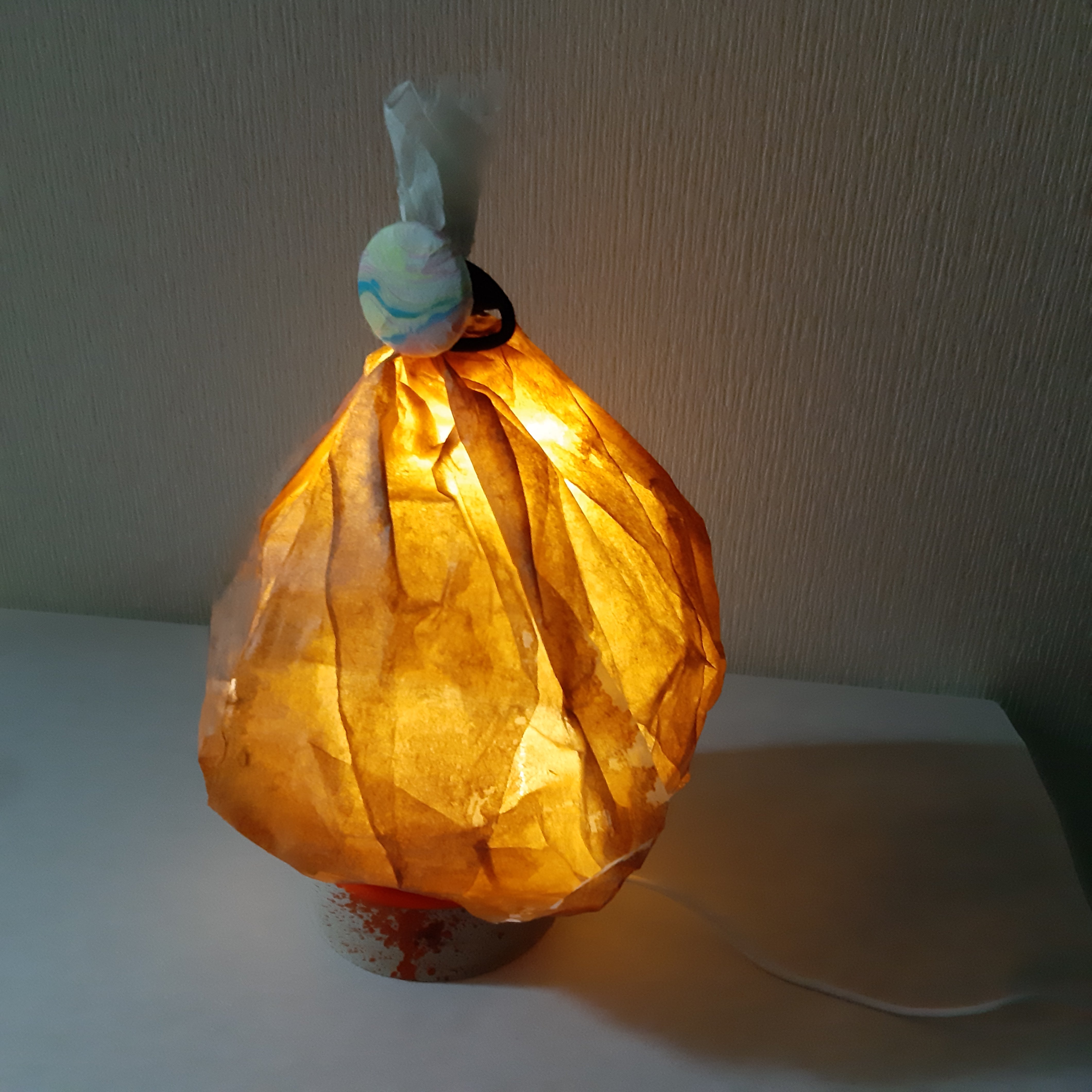 Lampe de table « AKARI », IMA COCO.#ak002, papier de riz, USB, minimaliste ; sur Osaka Art &amp; Design 2025