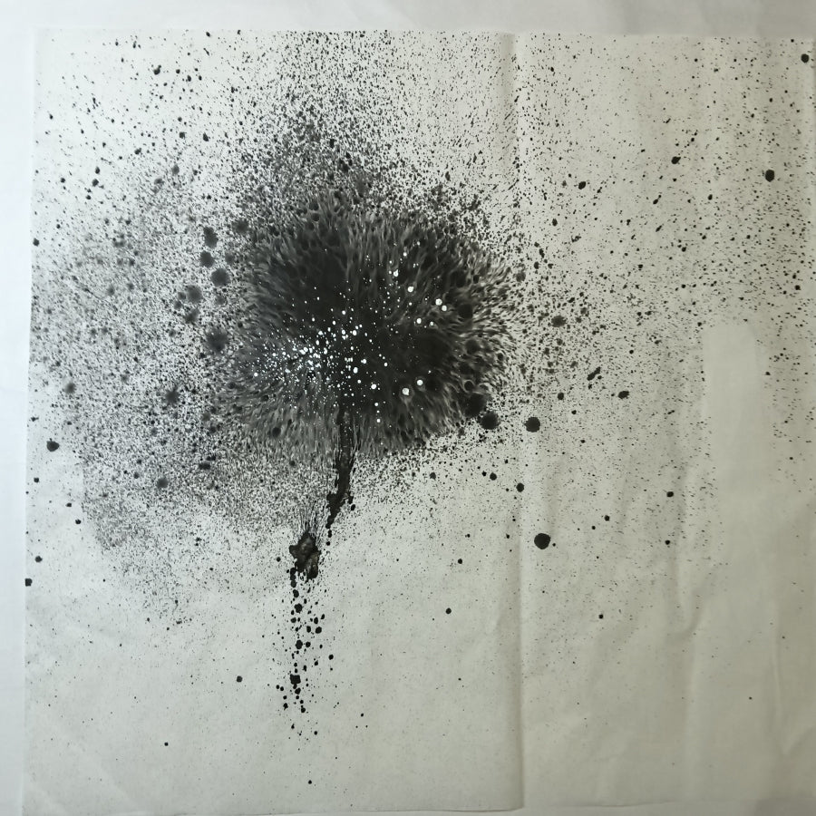 ART WORKS ,FireWork_no02  (27.55in X27.55in)